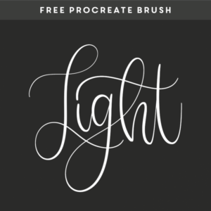 light – free procreate brush