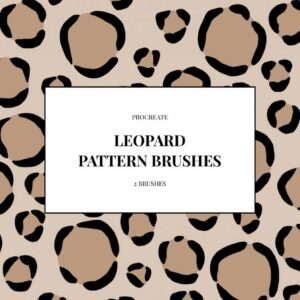 leopard pattern brushes procreate
