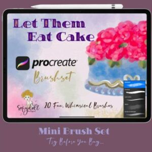 let them eat cake – free mini brush set
