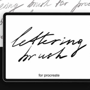 lettering brush free