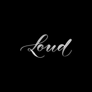 loud procreate lettering brush