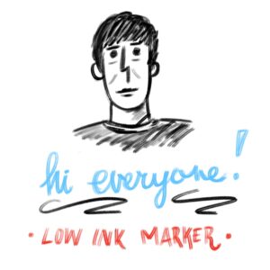 low ink marker brush for procreate