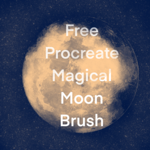 magical moon brush procreate