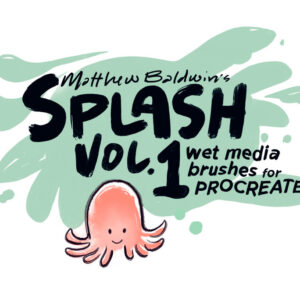 's splash vol.1 wet media brushes for procreate (2)
