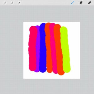 multicolour brush procreate
