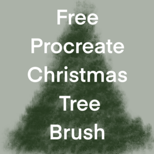 new christmas tree brush!