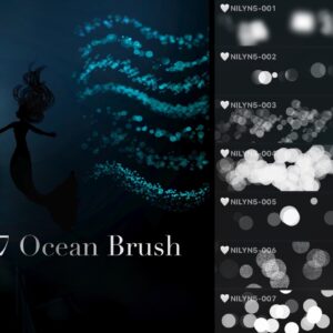 nilyn procreate 7 ocean bubble blushes