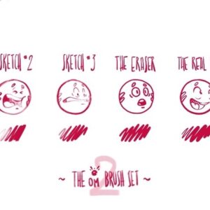 om no2 brush set for procreate
