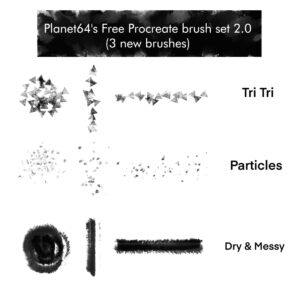 's free procreate brush set 2.0