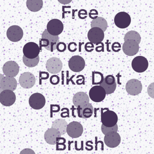 polka dot pattern brush