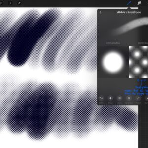 pressure sensitive halftones updated procreate