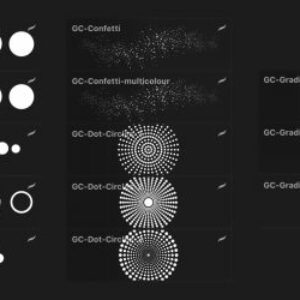 procreate brushes – circles