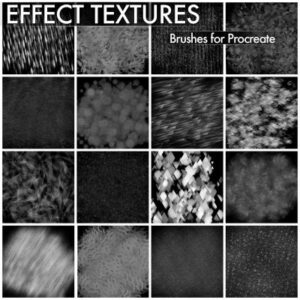procreate effects textures brush pack