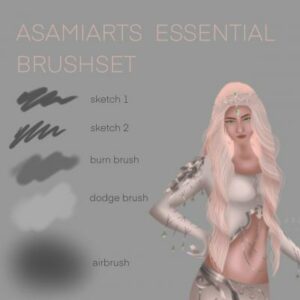 procreate free brushset essentials glitter