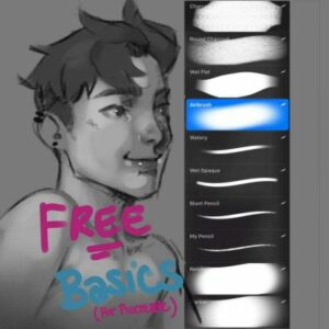 procreate free basics brush pack