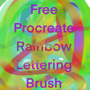 rainbow lettering brush (2)