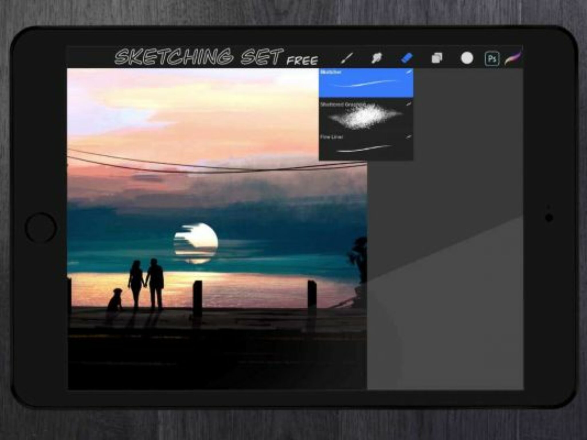 Discover the Realism Sketching Set for Procreate Brushes Pack