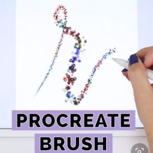 rose two easels free brushes for procreate