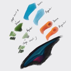 rough mix randomized brush updated procreate