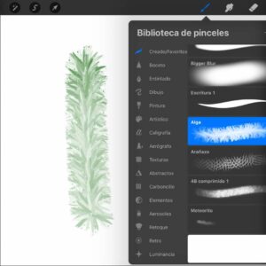 seaweed brush procreate