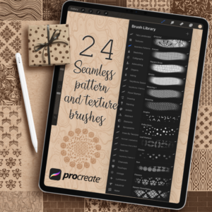 seamless pattern and texture brushes