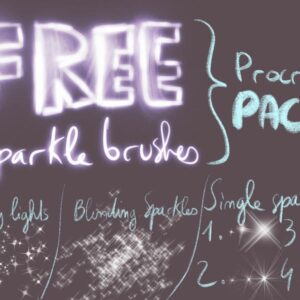 sparkle set frenchcookie free brushes for procreate