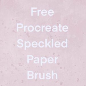 speckled paper brush