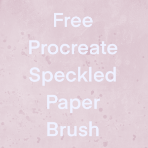 speckled paper brush procreate
