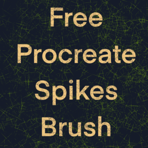 spikes brush procreate