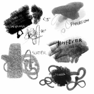 spittyrough noise textured brushes