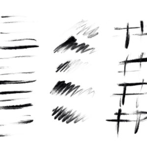 sumi e random ink strokes