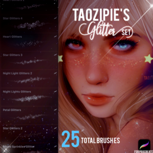 's glitter set for procreate