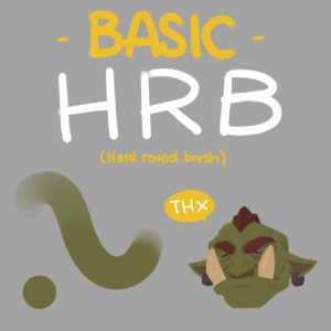 the basic hrb (hard round brush)