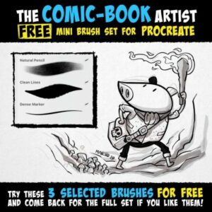 the comic book artist free brushes