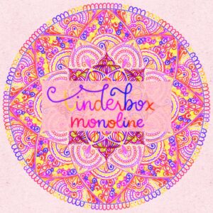 tinderbox multicolour monoline procreate brush