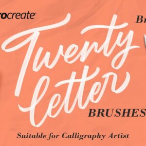 twenty letter free brushes for procreate