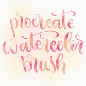 watercolor 1 free brushes for procreate