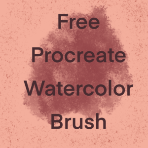 watercolor brush for procreate