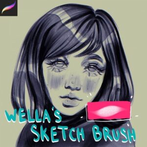 wellas sketch free brushes for procreate