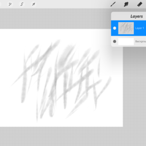 wet slushy brush procreate