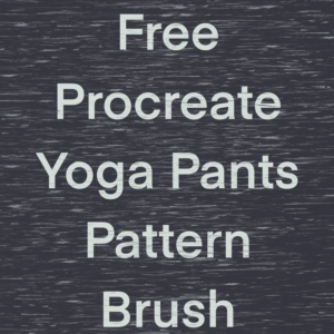 yoga pants pattern brush
