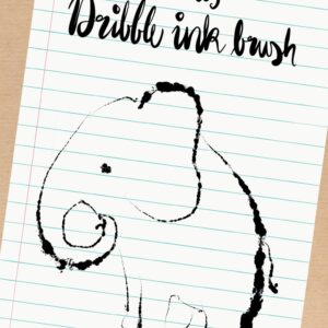 drippy ink brush procreate
