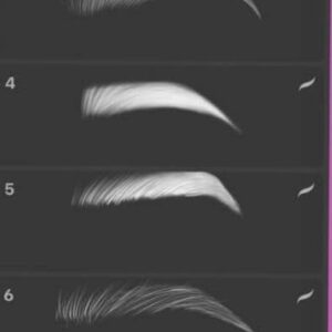 eyebrows free brushes for procreate