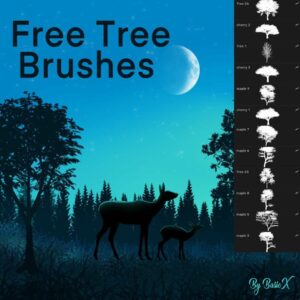 free tree brushes for procreate