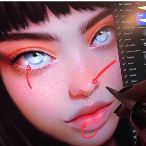 glare high light brush