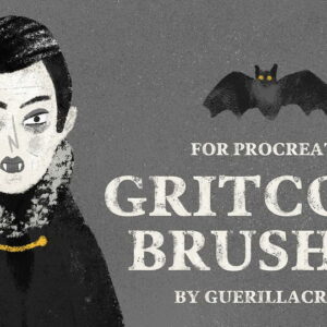 gritcore brushes for procreate