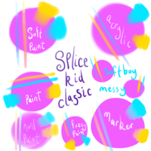 splicekid classic procreate brushpack