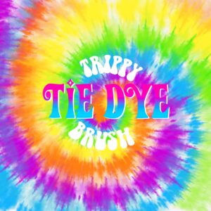 tie dye effect brush procreate