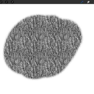 tree bark brush procreate