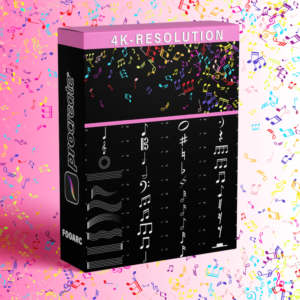 music notes procreate brushes by fooarc